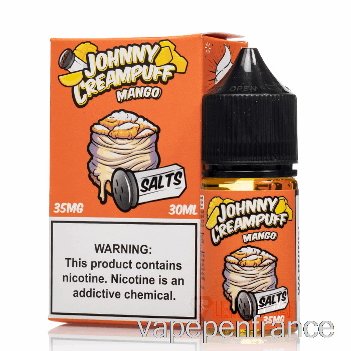 Mangue - Sels De Johnny Creampuff - 30 Ml 35 Mg Stylo Vape